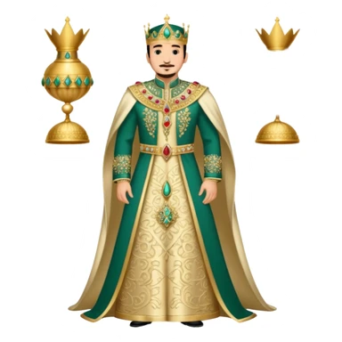 Robe mariage roi Mohammed VI sticker