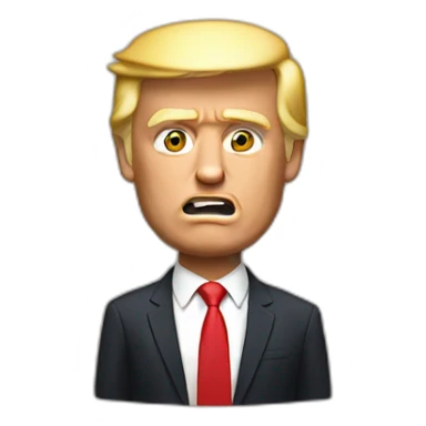 Trump yodling sticker