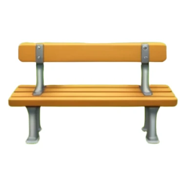 park with benches sticker