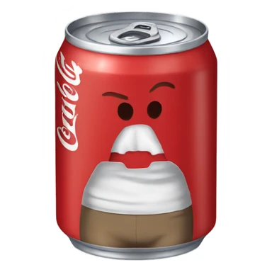 Can of coke with underpants sticker