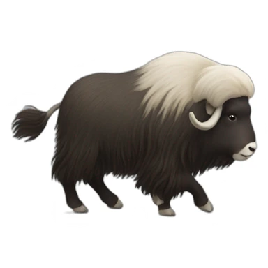 Muskox Walking sticker