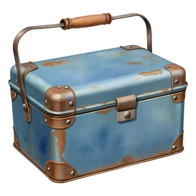 Watercolor Tin (metal half-pan box / field tin) sticker