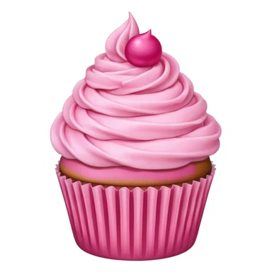 لمبرقيني Cupcake with pink icing sticker