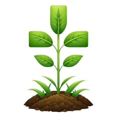 agriculture symbol with a plant or field combined with a medical cross sticker