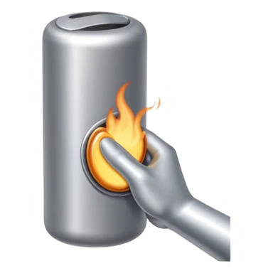 HAND WARMERS, negative : fire. sticker