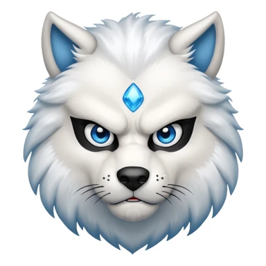 Lobo blanco sticker