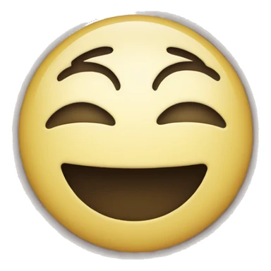 Smiley face that’s rolling eyes and smiling  sticker