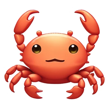 cute crab kawaii baby chubby sticker