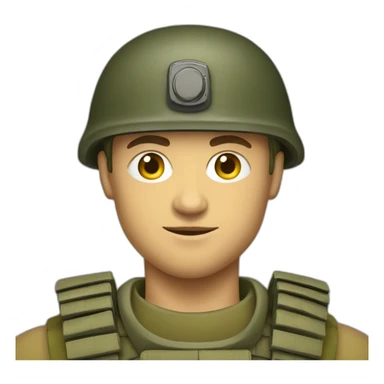 ukranian soldier sticker