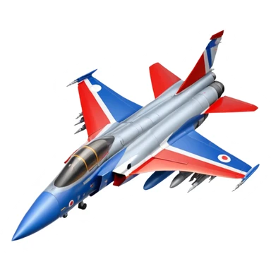 the french mirage fighter jet with the french flag behind it sticker
