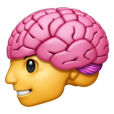 hazlo rosita mas estetico como el emoji del cerebro y ya sticker