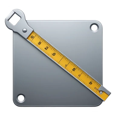 mac os icon square crop tool ruler sticker