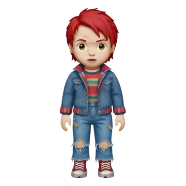 Child's Play Chuck Doll
 sticker