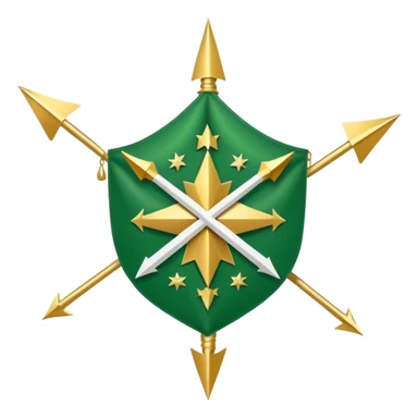 Circassian flag with only arrows and stars

 sticker