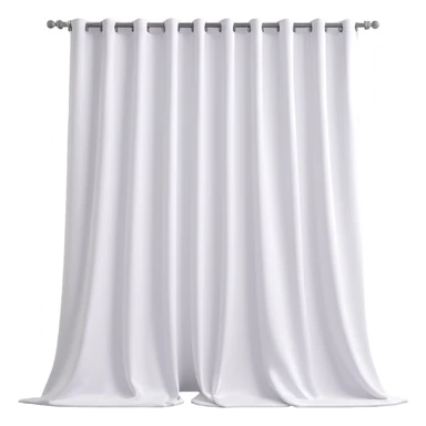 industrial white curtain sticker