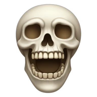 Skull say good bye sticker