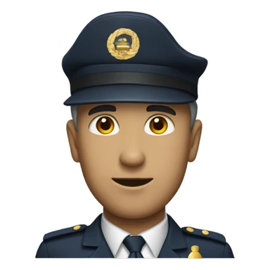 man in uniform outdoors with a hat with no emblem sticker