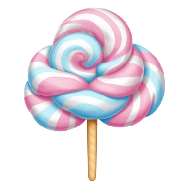 Vintage circus cotton candy sticker