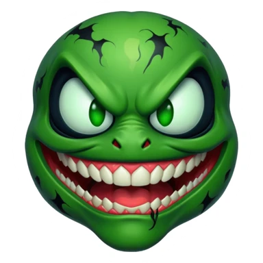 Venom face from a gba game and remove the teeth sticker