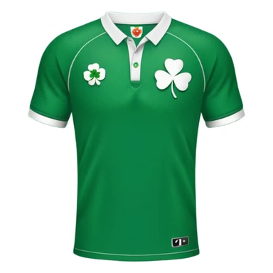 Irish rugby jersey sticker