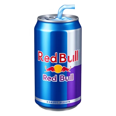 Kokos blåbär redbull sticker