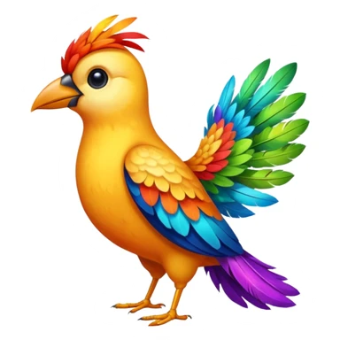 artist bird full body sticker