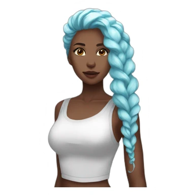 Ice Spice is an incredible artist with a unique style and a breathtaking scenic presence. She has a slender silhouette and a contagious energy that distinguishes her. She’s really great  sticker