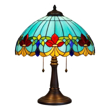Tiffany lamp sticker