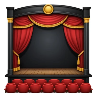 theater stage sticker