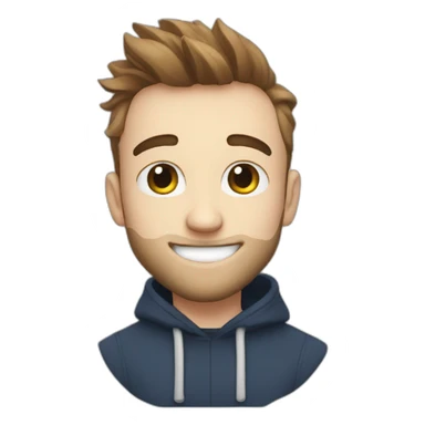 Squeezie with mister beast sticker