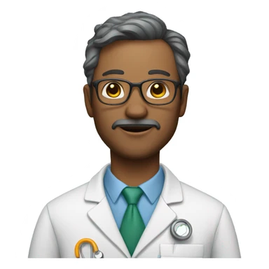 professor-infectious disease specialist, 42-year-old man sticker