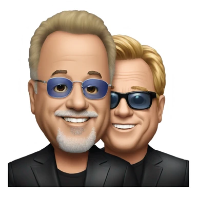 Billy joel and elton john sticker