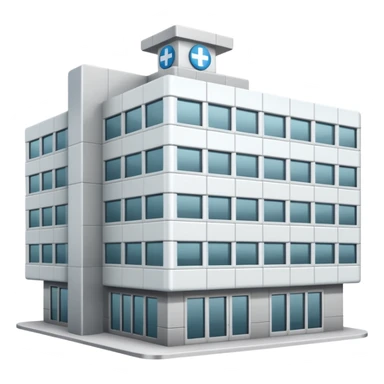 hospital buliding sticker