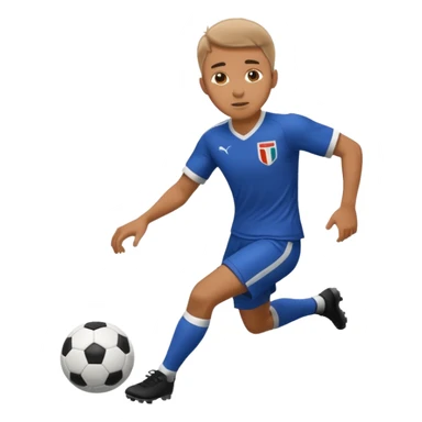 Futbol oynayan erkek sticker