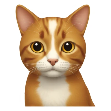 Chat roux sticker