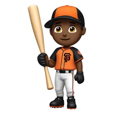 SF Giants baseball player  sticker