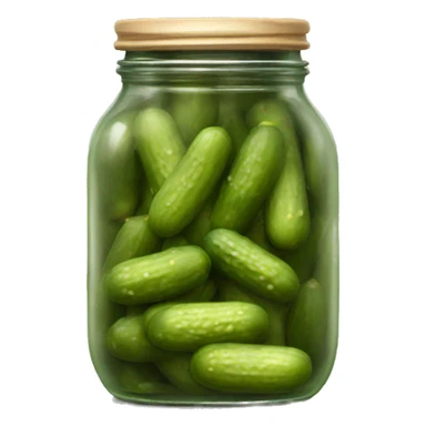 Jar of pickles sticker