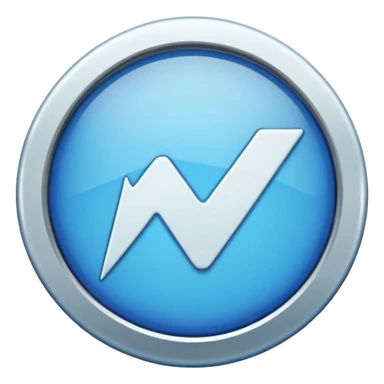 A blue check mark badge with a tick inside a cycle sticker