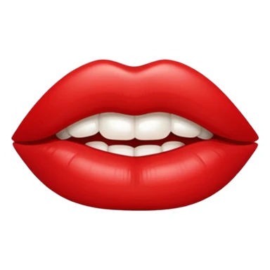 Kiss lips sticker