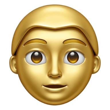 🤍 in gold sticker