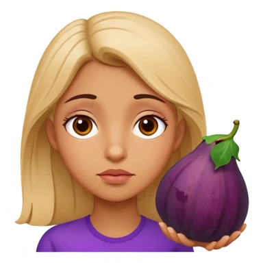 Un higo y una muchacha cansada sticker