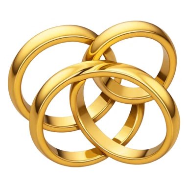 I want two rings intertwined emoji sticker