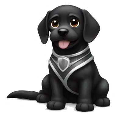 Minischnauzer black and silver Vico sticker