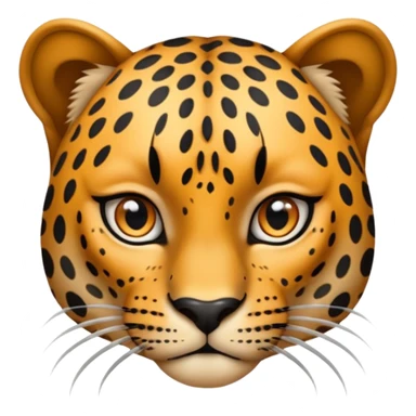 A leopard whit nails being a baddie  sticker
