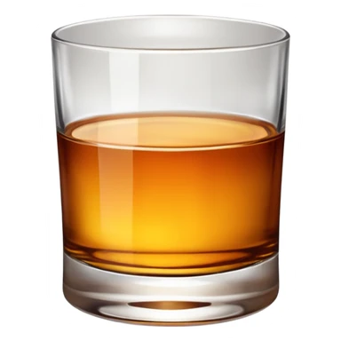 glass of whiskey, no splashes sticker