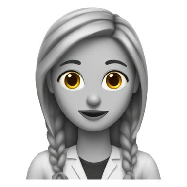 Fiona in a  call center sticker