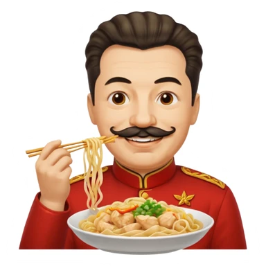 Stalin ăn mì gà sticker