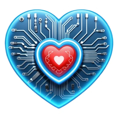 internet security heart sticker