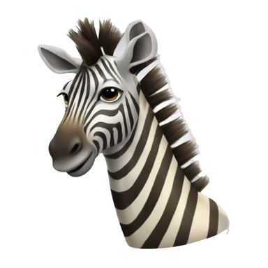 zebra and girrafe combined sticker