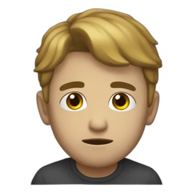 persona llorando y triste sticker